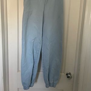 Light Blue Brandy Melville Sweat Pants